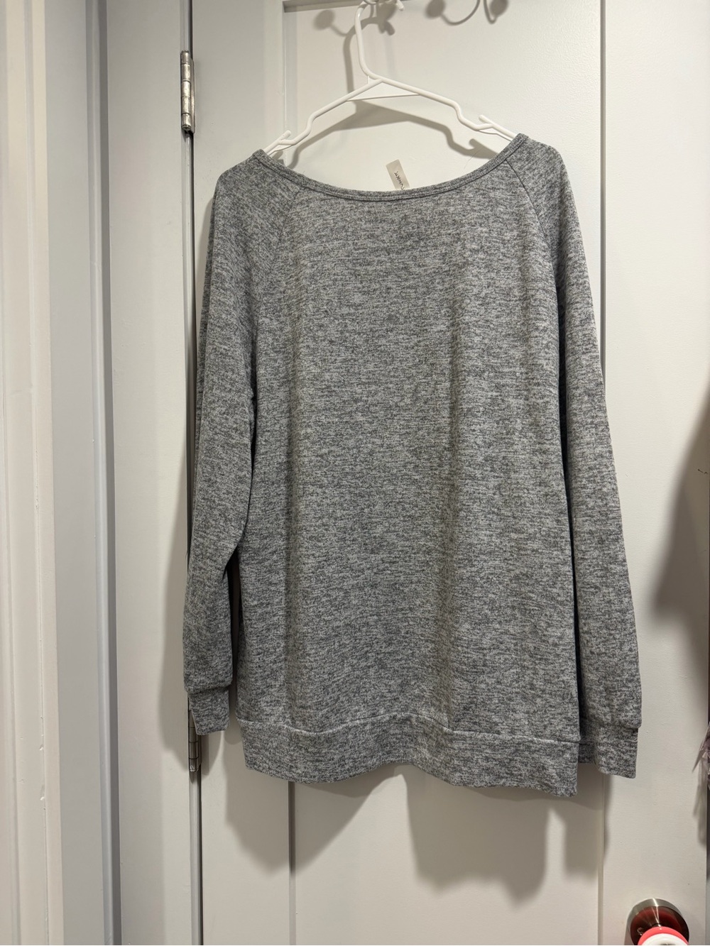 Tacera Gray Pullover Sweatshirt Sequin Pineapple - Picture 2 of 7